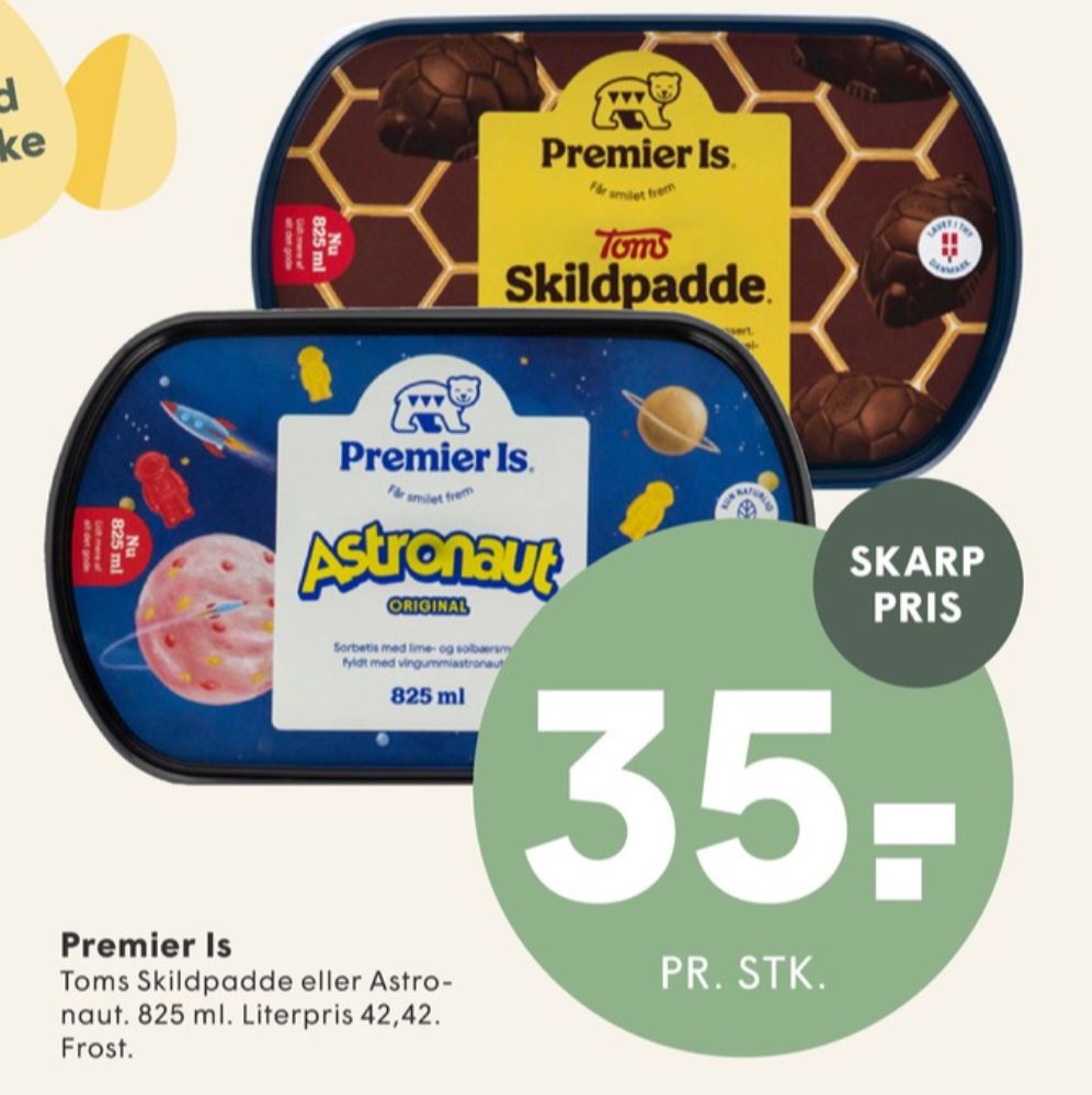 Premier, Toms Skildpadde is