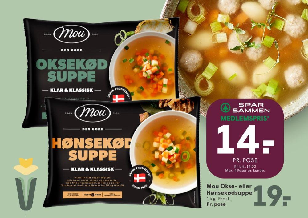 Mou Klar & Klassisk, Hønsekødssuppe