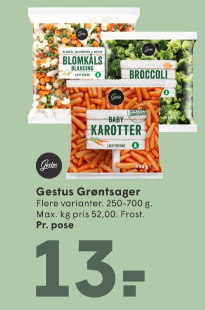 Gestus, Blomkålsblanding