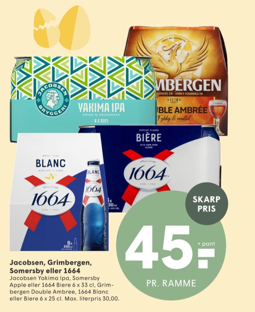 Grimbergen Double Ambrée, Specialøl 6 pk.