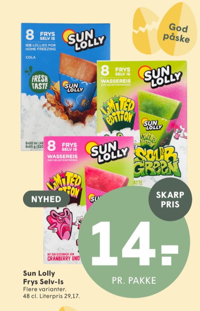 Sun Lolly, Is frys selv - Cola