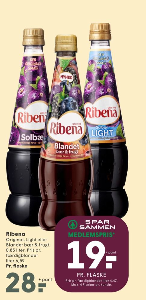 Ribena, Blandet Frugt & Bær