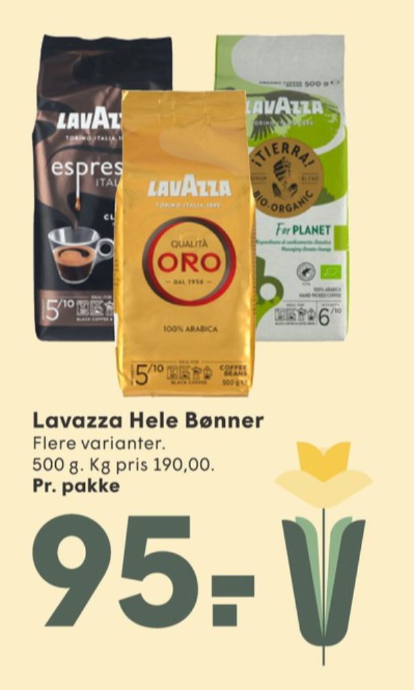 LavAzza Espresso Italiano, Kaffebønner
