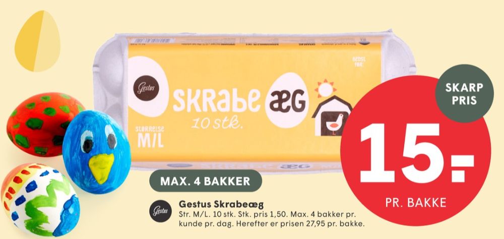 Gestus, Skrabeæg M/L