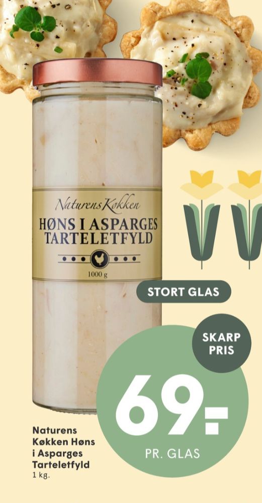 Naturens Køkken, Tarteletfyld