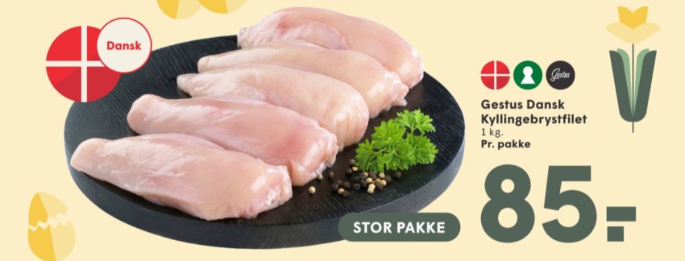 Gestus, Kyllingebrystfilet