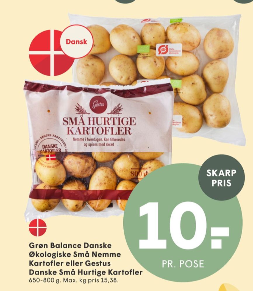 Grøn Balance, Kartofler