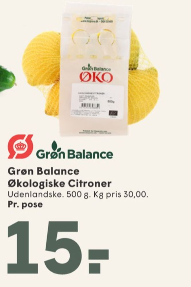 Grøn Balance, Citroner