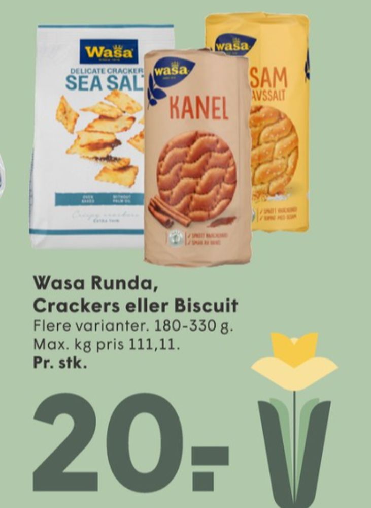 Wasa, Kanel knækbrød