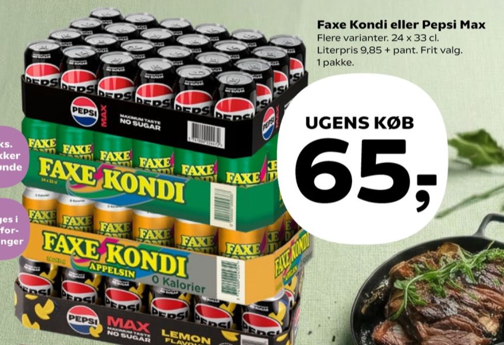 Pepsi Max Lemon, Cola 24 pk.