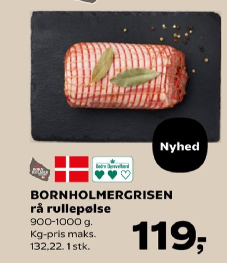 Bornholmergrisen, Rullepølse