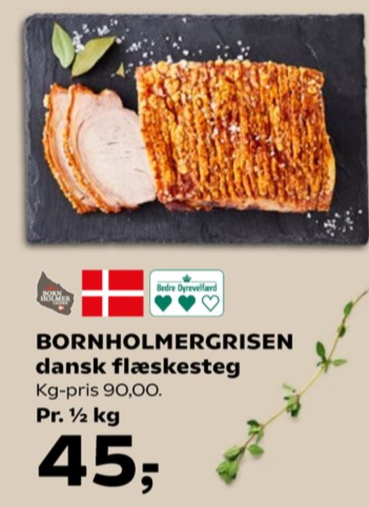 Bornholmergrisen, Flæskesteg