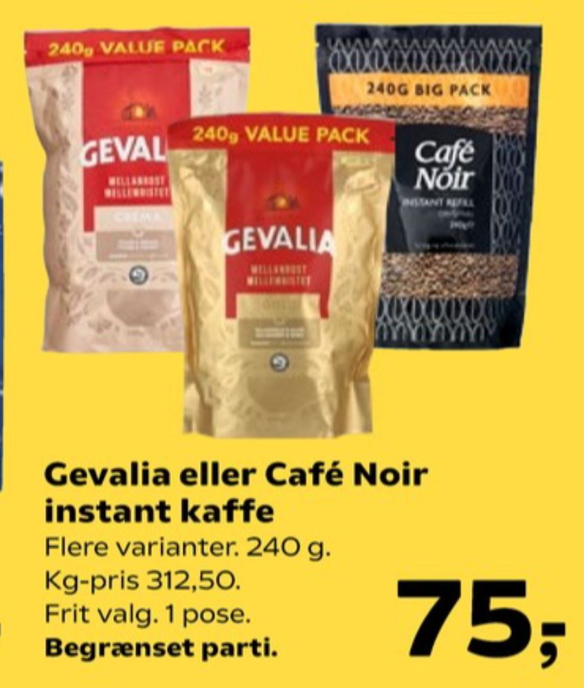 Gevalia Gold, Instant Kaffe