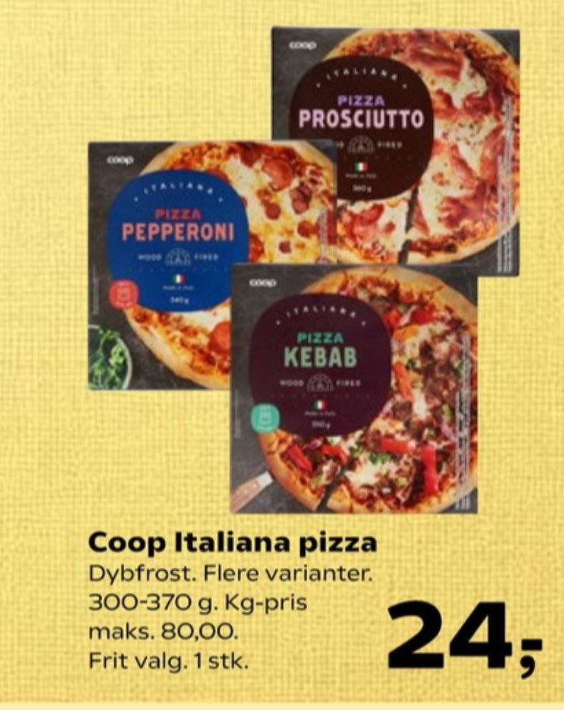 Coop, Pizza Kebab
