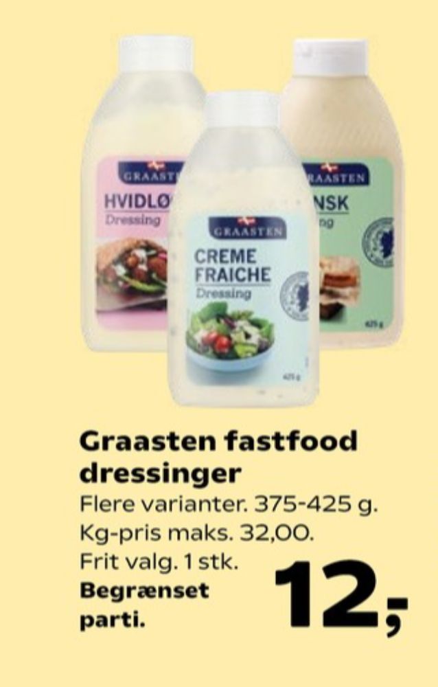 Graasten, Creme Fraiche Dressing