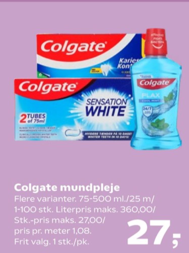 Colgate, Tandstikker
