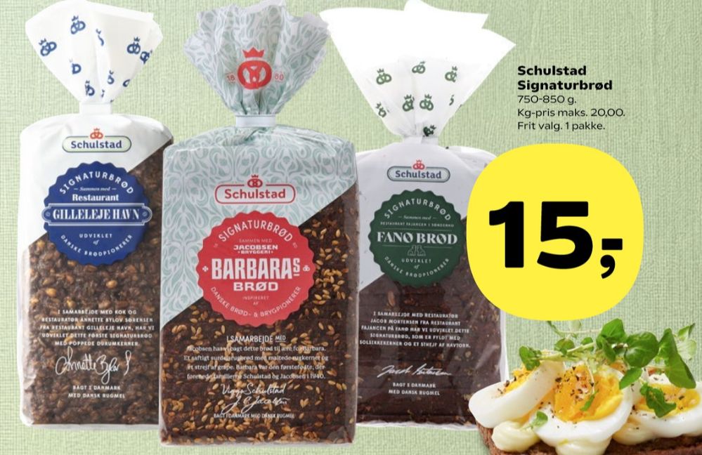 Schulstad Signaturbrød Barbaras, Rugbrødsskiver