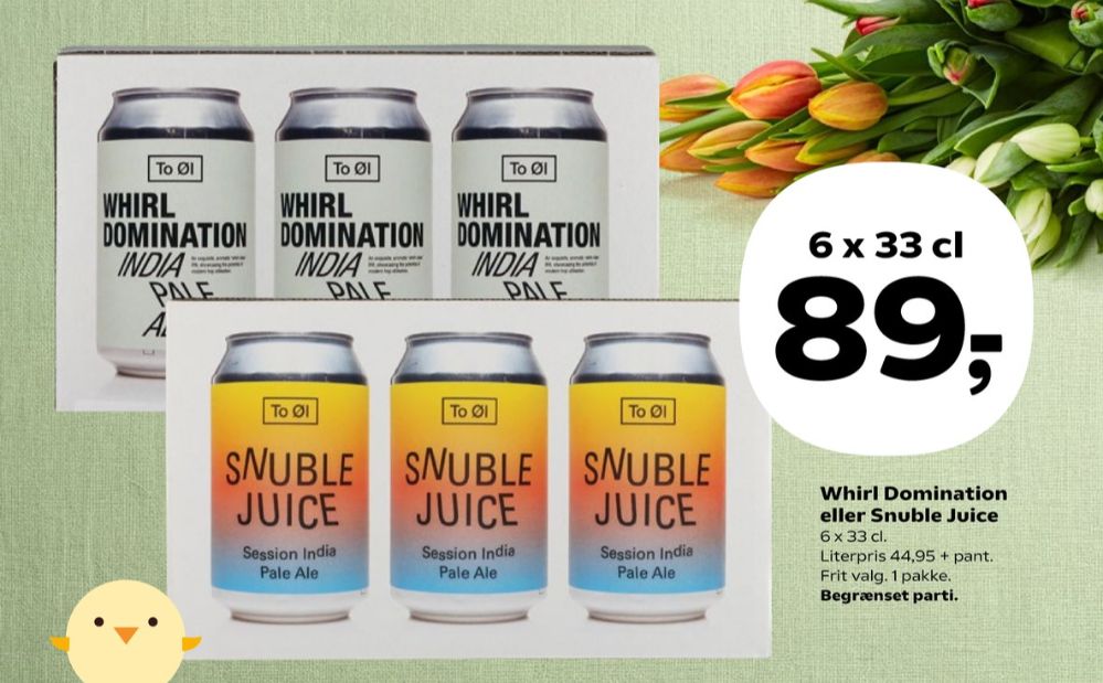 To Øl Whirl Domination IPA, Specialøl 6 pk.