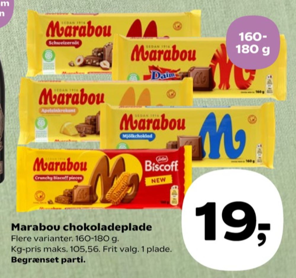 Marabou, Chokoladeplade Schweizernöt