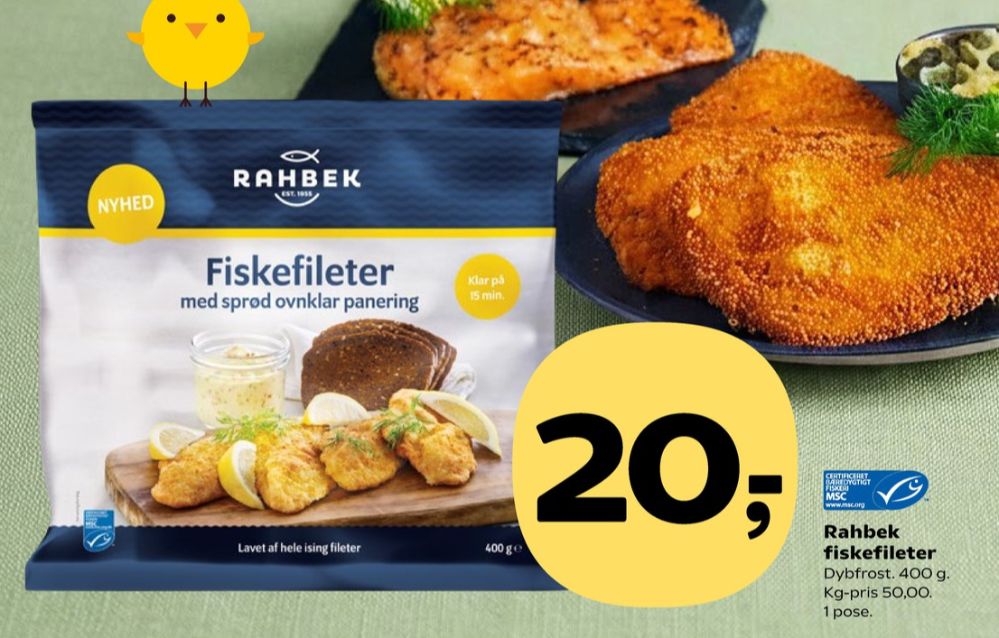 Rahbek, Fiskefileter
