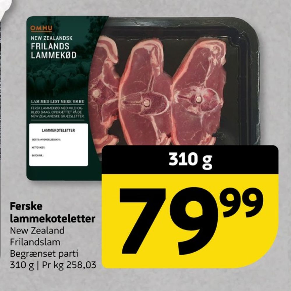 OMHU, Lammekoteletter