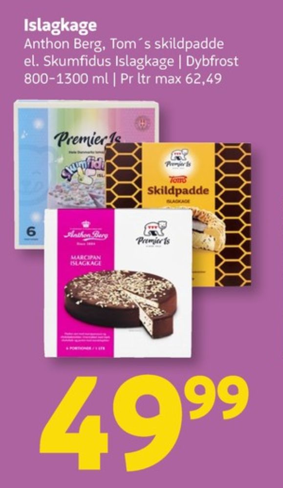 Premier Toms Skildpadde, Islagkage