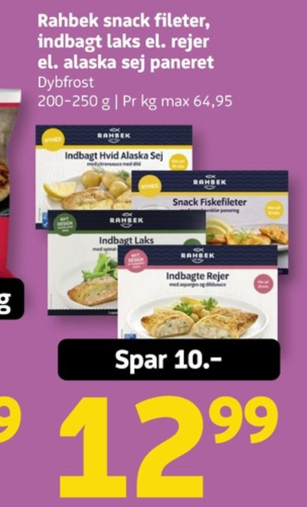 Rahbek, Indbagte Rejer med Asparges og Dildsauce