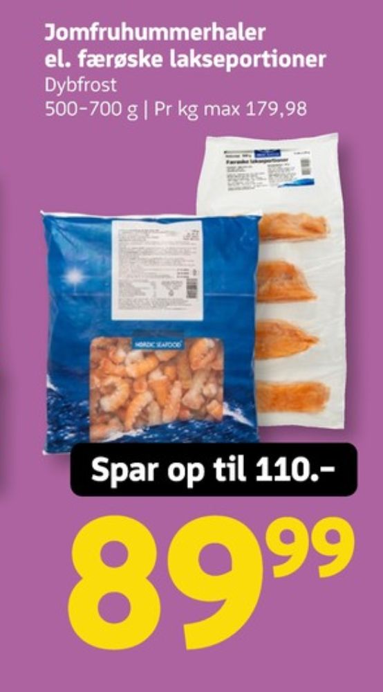 Nordic Seafood, Lakseportioner