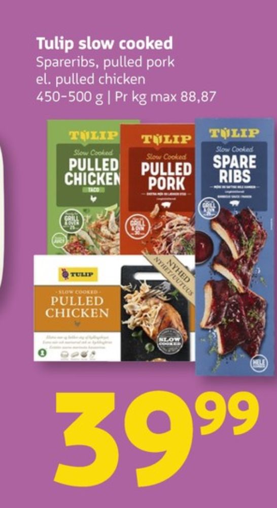 Tulip, Pulled Chicken Kebab