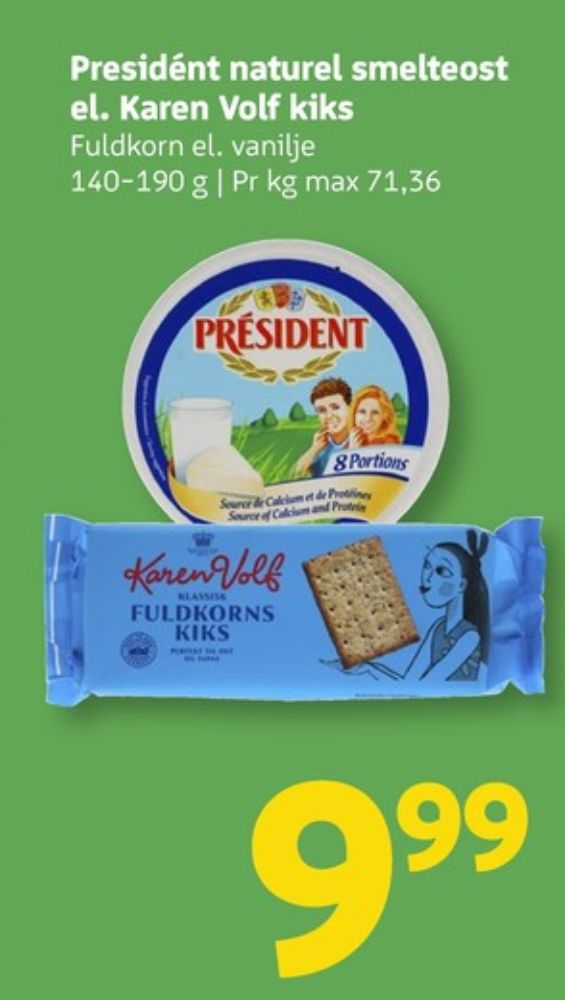 Karen Volf, Fuldkornskiks