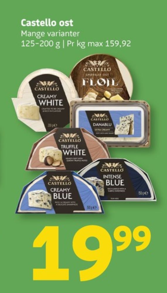 Castello Creamy White, Skimmelost