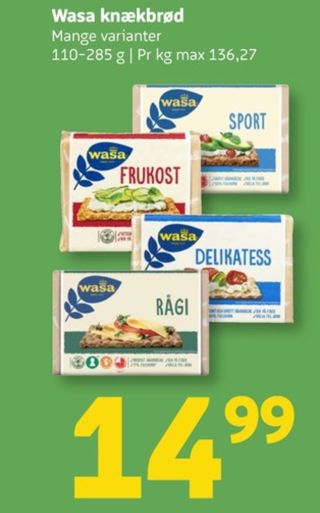 Wasa, Rågi knækbrød