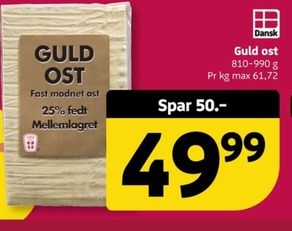 Guld Ost, Skæreost Mellemlagret