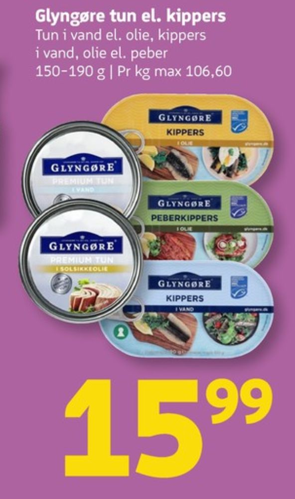 Glyngøre, Kippers i vand