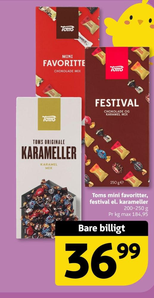 Toms Mini Favoritter, Dessertchokolade