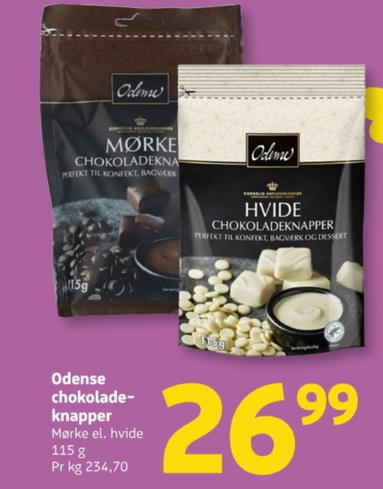 Odense, Mørke Chokoladeknapper