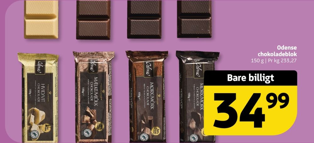 Odense, Mørk Chokoladeblok 56%