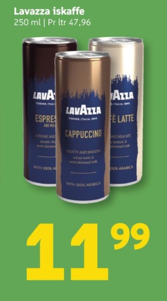 LavAzza, Iskaffe