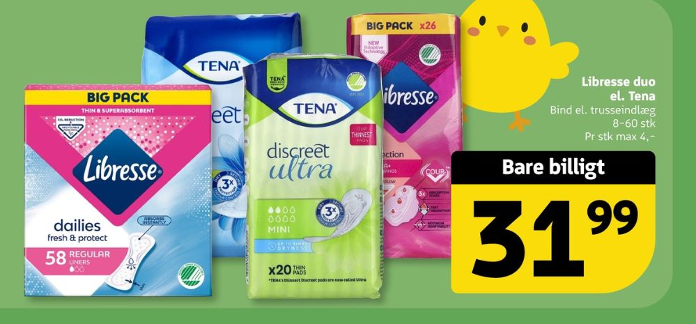 Libresse, Regular Black Trusseindlæg