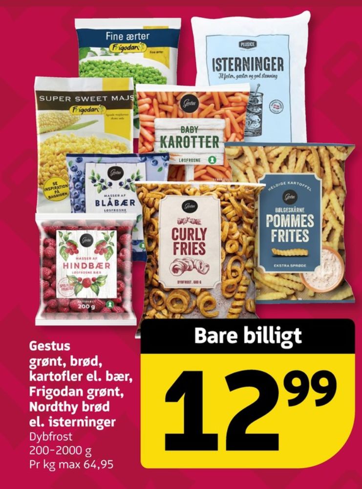 Gestus, Pommes Frites Bølgeskårne