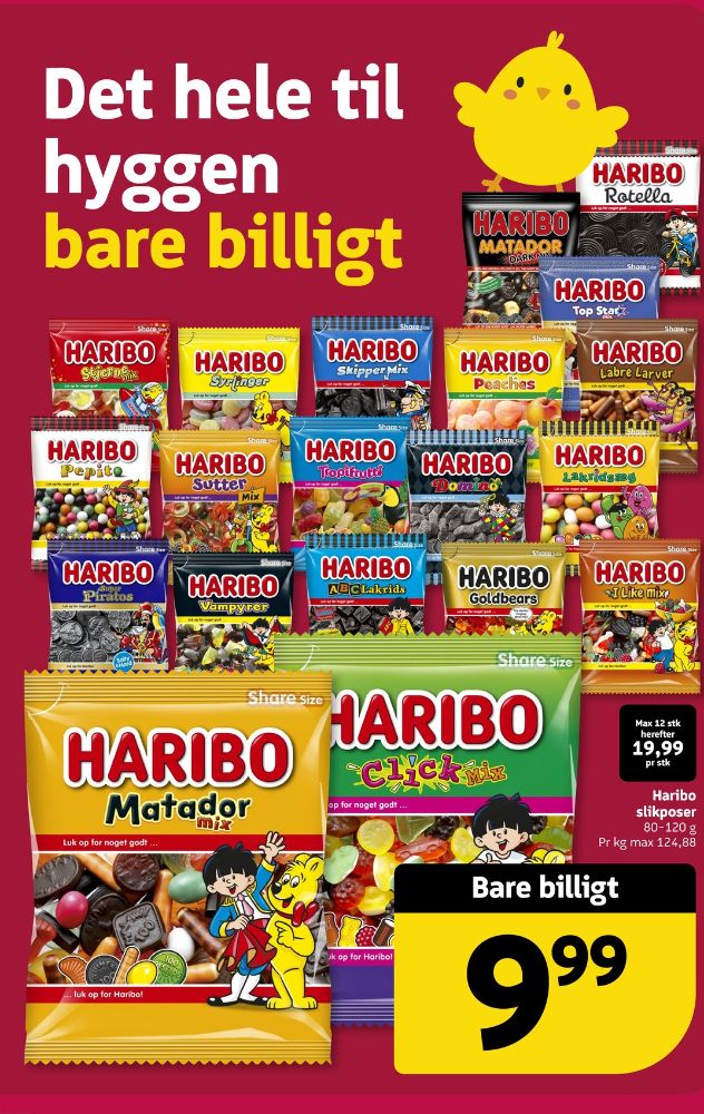 Haribo Domino, Slikposer
