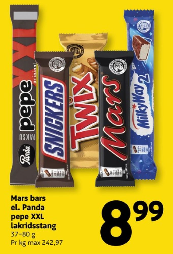 Mars, Chokoladebar