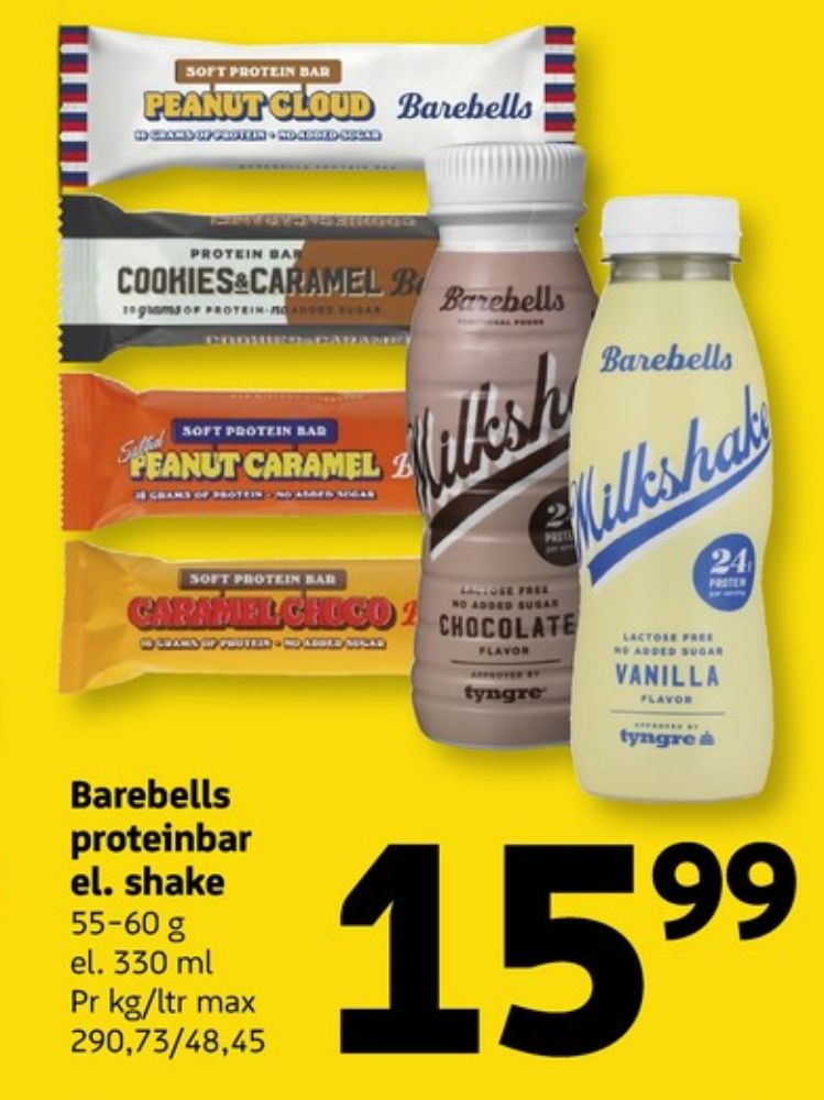 Barebells, Peanut Cloud Proteinbar