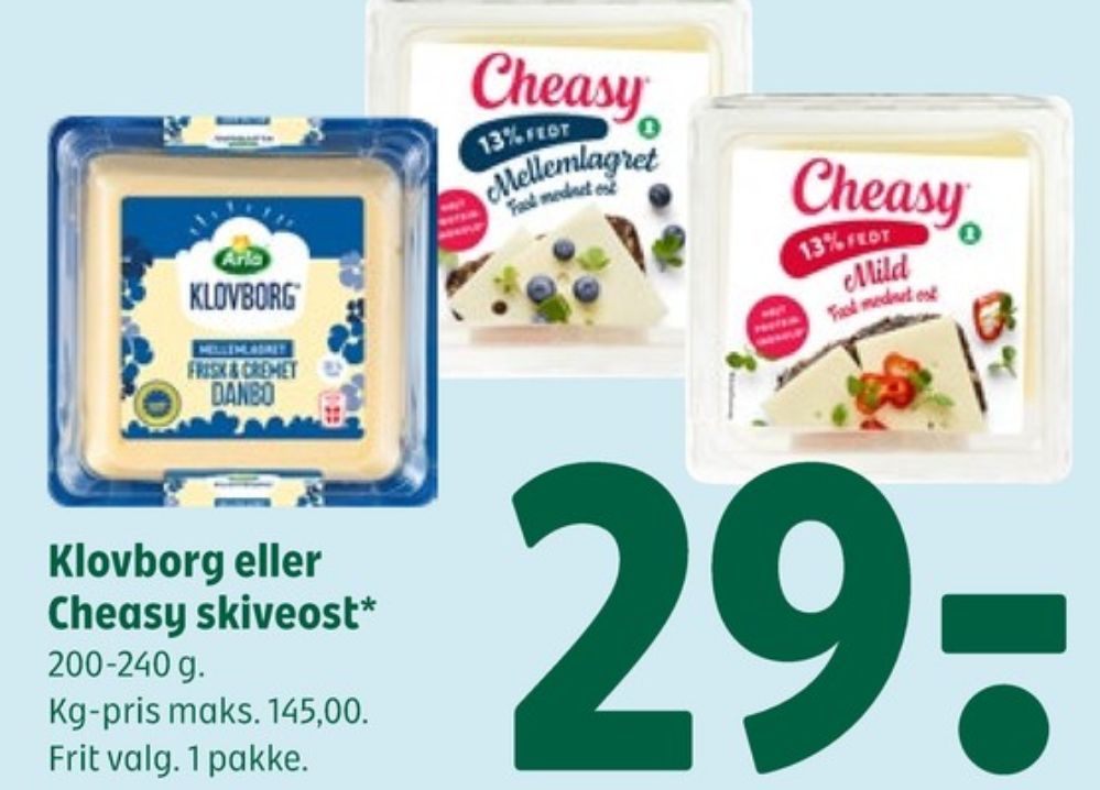 Klovborg, Skiveost Danbo Mellemlagret