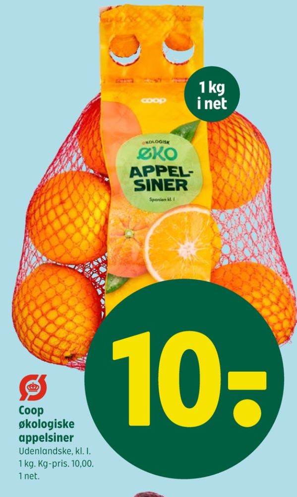 Coop 365, Appelsiner