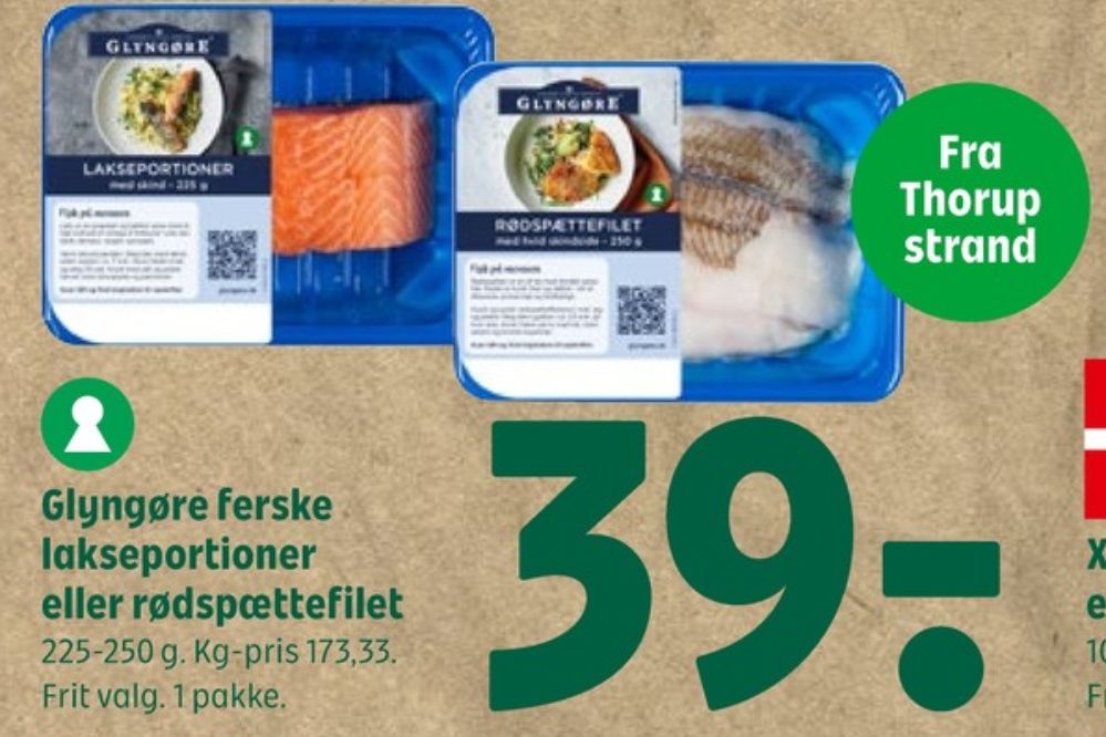 Glyngøre, Lakseportioner