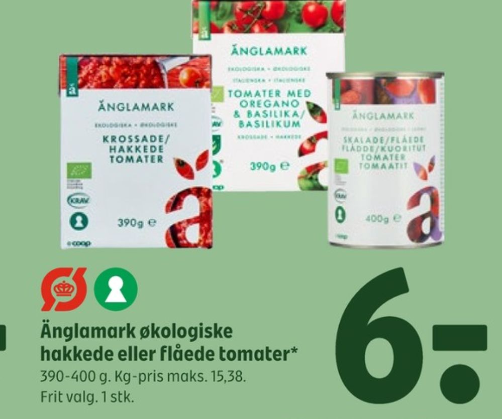 Änglamark, Flåede tomater