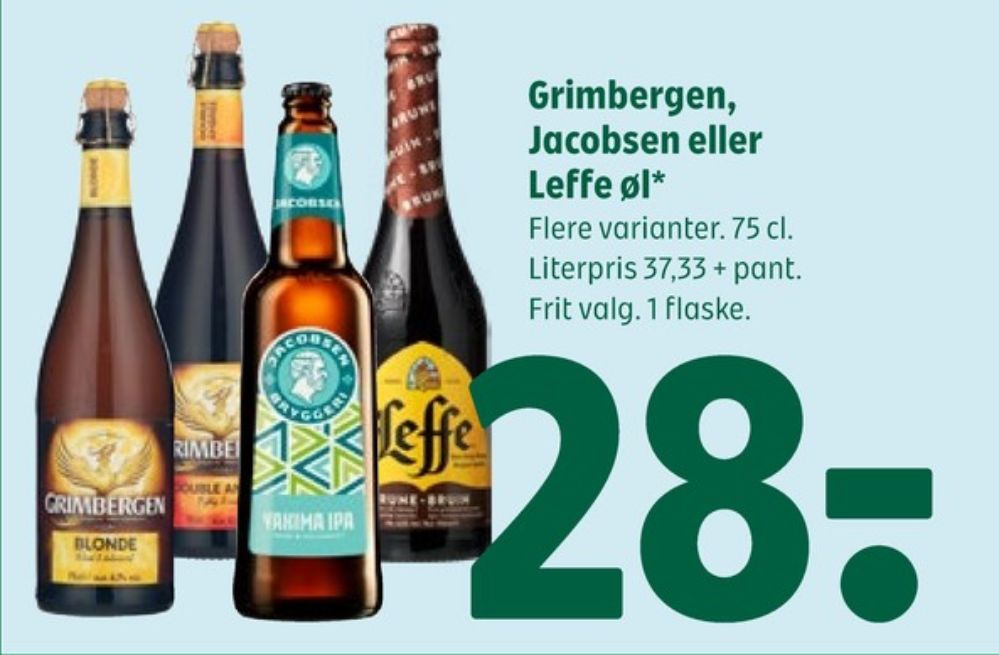 Grimbergen Double Ambrée, Specialøl