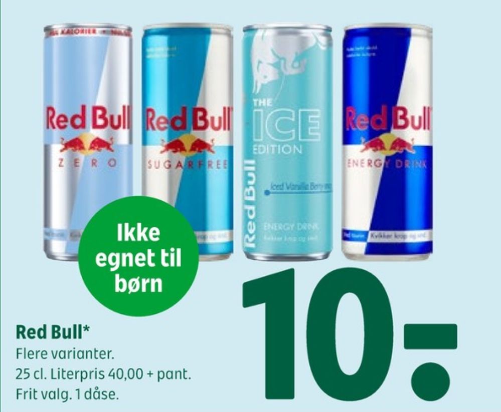 Red Bull Energy, Energidrik