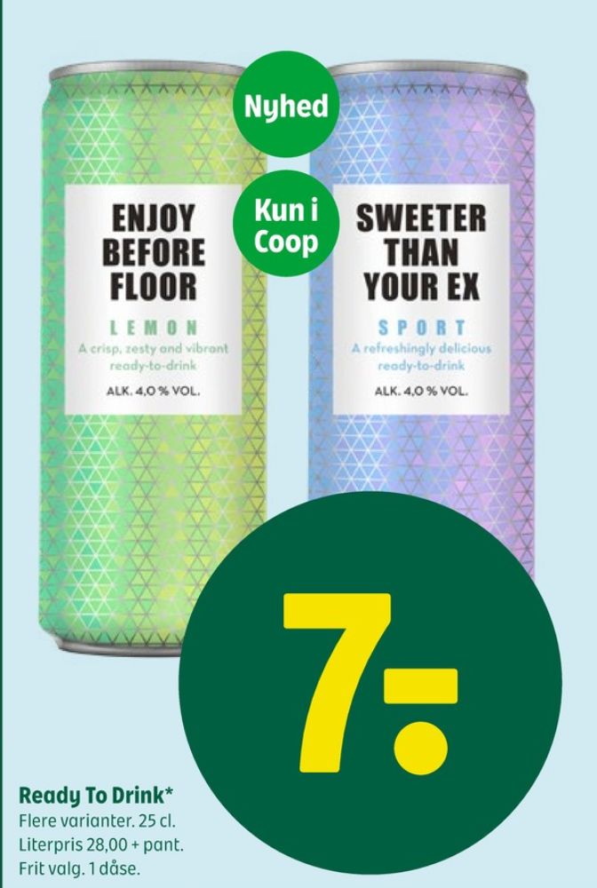 Enjoy Before Floor Lemon